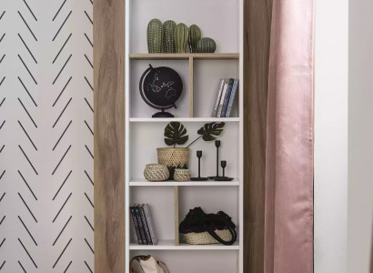 Bücherregal Standregal Kinderregal Regal Bücherschrank Holz Weiß Neu